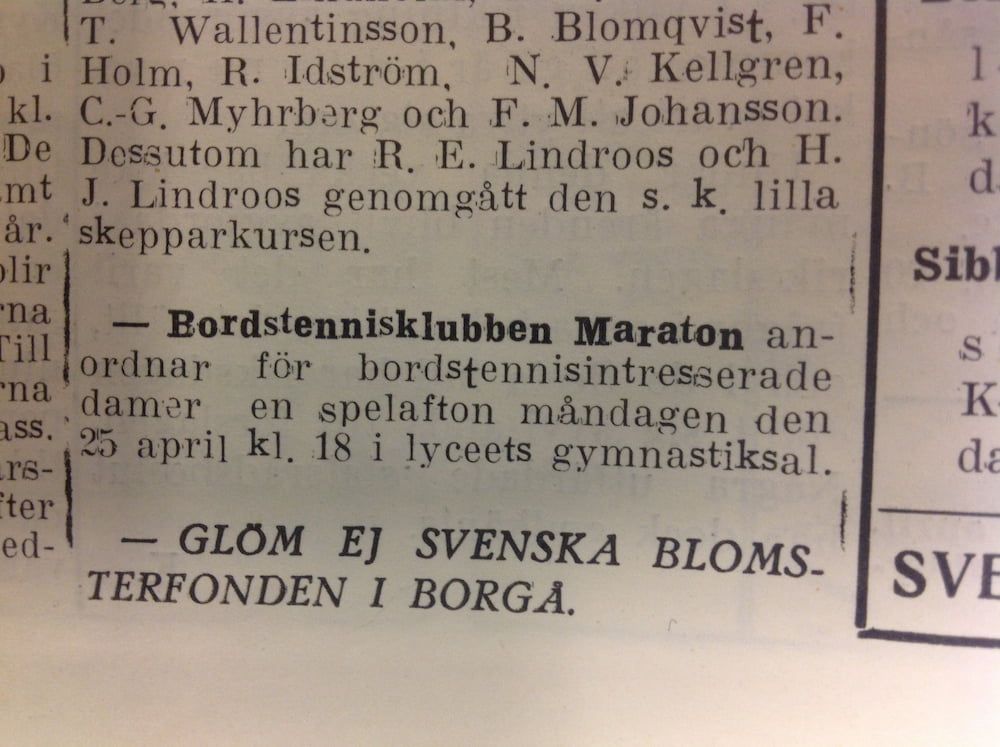 Borgåbladet 23.4.1949