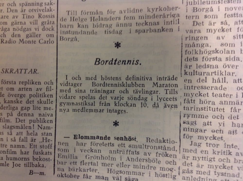 Borgåbladet 8.10.1949